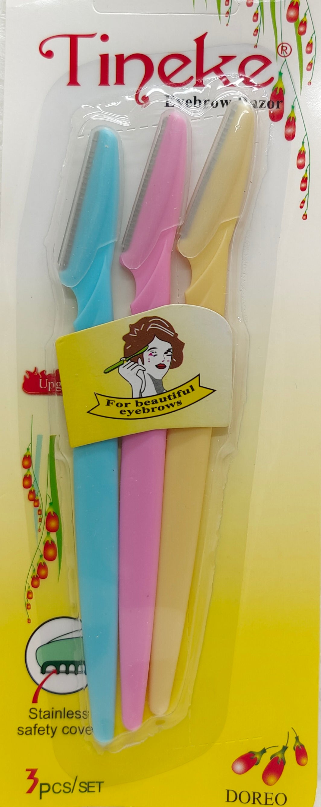 Teneke ladies razor/ eyebrow razor