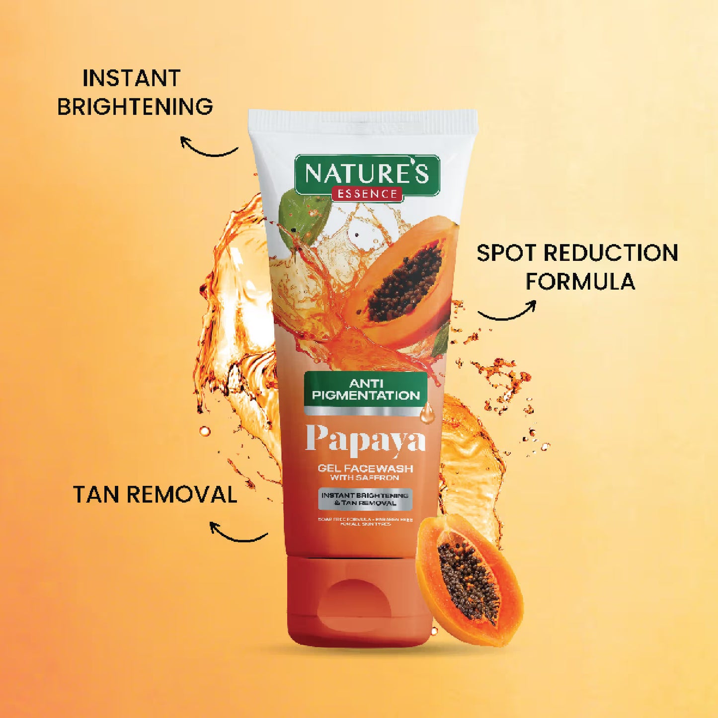 Nature's Essence Anti-Pigmentation Papaya Gel Face Wash (50 g)