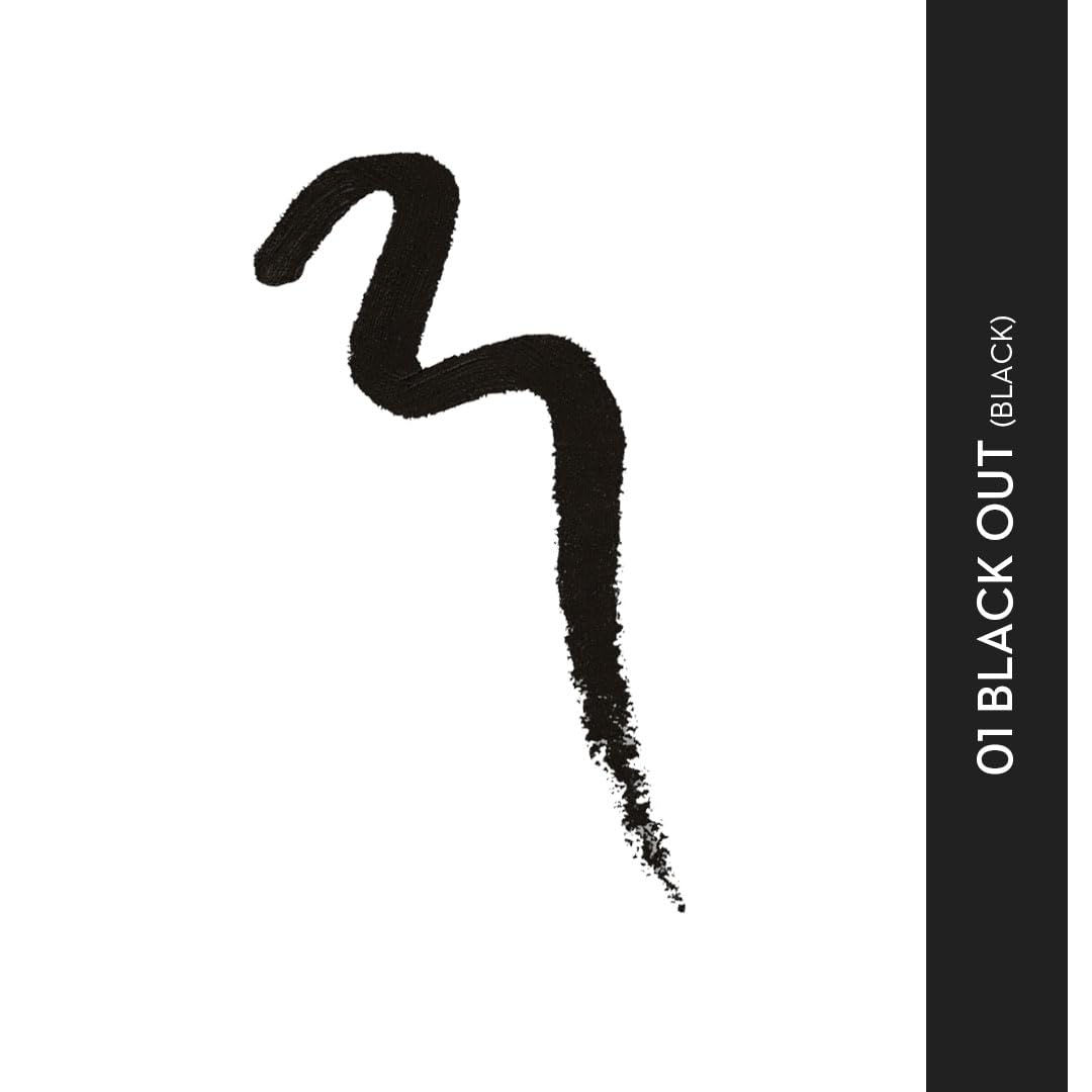SUGAR Cosmetics Kohl Of Honour Intense Matte Kajal | Waterproof & Smudgeproof | Lasts upto 10hrs | 0.25gm - 01 Black