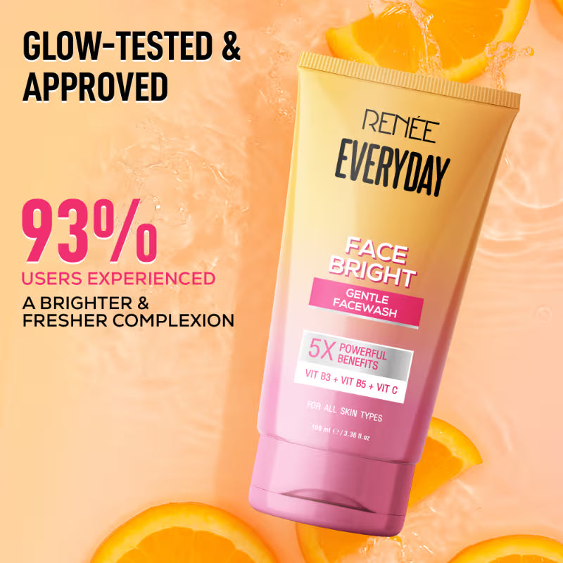 RENEE Cosmetics Everyday Face Bright Gentle Facewash (100ml)