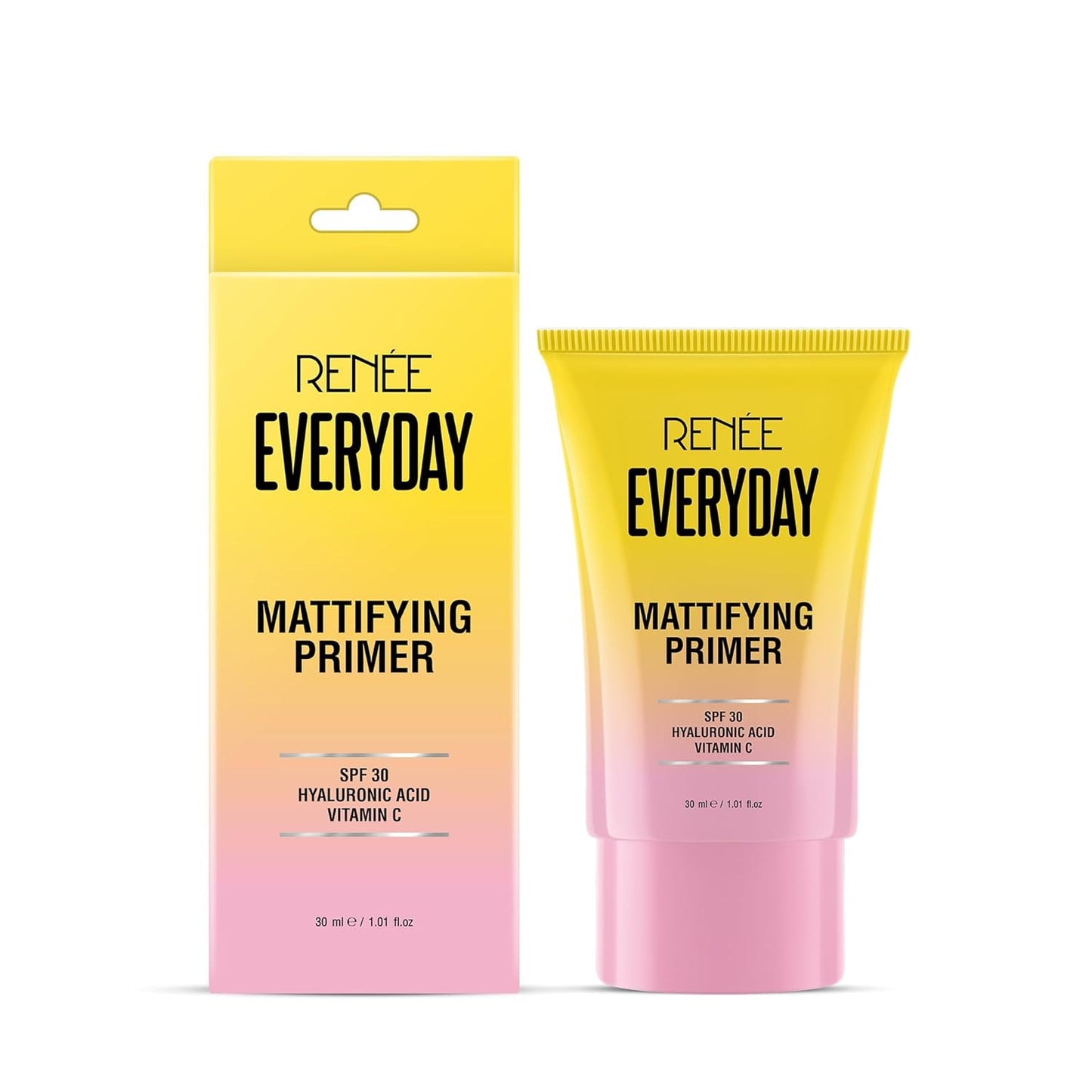 RENEE Everyday Primer, Blurs Fine Lines, Wrinkles & Pores, Smoothen Skin Texture, Lightweight & Non-Sticky, Long Lasting Formula with Matte Finish, Cruelty-Free Skincare Infused Makeup, 30 Ml
