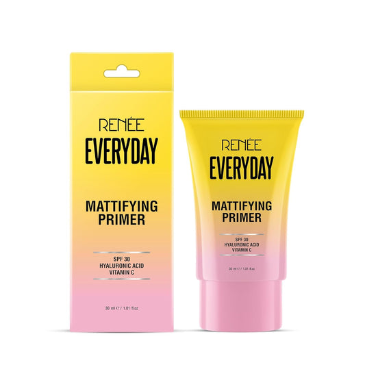 RENEE Everyday Primer, Blurs Fine Lines, Wrinkles & Pores, Smoothen Skin Texture, Lightweight & Non-Sticky, Long Lasting Formula with Matte Finish, Cruelty-Free Skincare Infused Makeup, 30 Ml