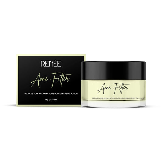 RENEE Acne Filter 15gm, Enriched with Niacinamide & Salicylic| Unclogs Pores, Reduces Excess Oil, Acne & Blemishes| Fights Inflammation & Redness| Non Greasy Pimple Spot Corrector for All Skin Types